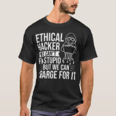 Ethisch hacker Certified Computer Hacking Password T-shirt (Voorkant)