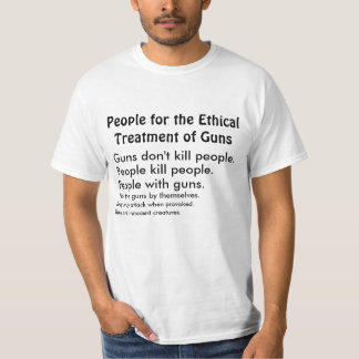Ethische behandeling van Pistolen T-Shirt