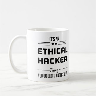 Ethische Hacker Cybersecurity - Beveiligingscitate Koffiemok