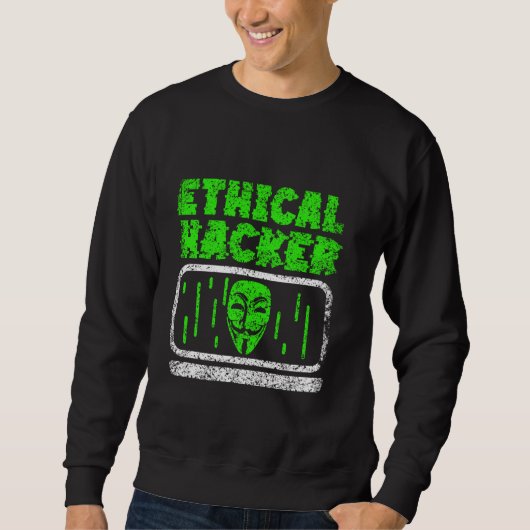Ethische Hacker Hack Computer IT Hacker Trui (Voorkant)