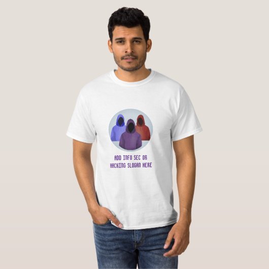 Ethische hackers en pentesters - Cyberbeveiliging T-shirt (Voorkant volledig)