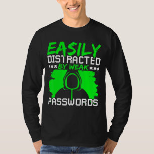 Ethische hacking cybersecurity-expert en white-hat t-shirt