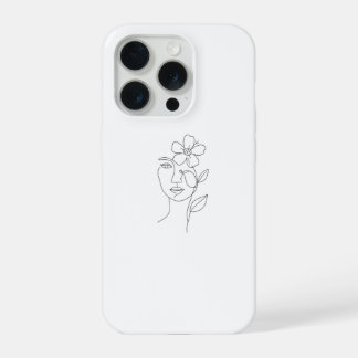: Ethische Schoonheid: Portret van een Vrouw in Eé iPhone 15 Pro Hoesje