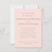 Ethnic 25th Birthday Party Invitation (Dos)