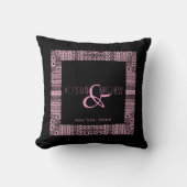 Ethnic Boho-chic Mariage personnalisé Coussin 3 (Recto)