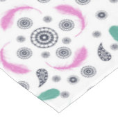 Ethnic Boho Feathers Paisley Tafelkleed (Gekanteld)