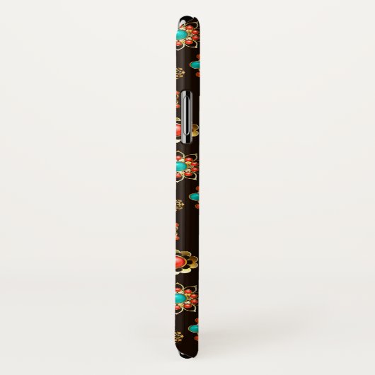 Ethnic Brooches naadloos patroonpatroon Case-Mate iPhone Case (Achterkant / rechts)