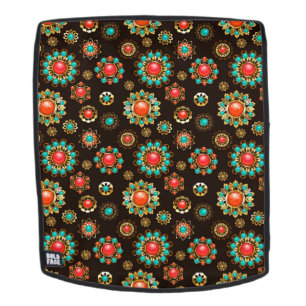 Ethnic Brooches naadloos patroonpatroon Rugtassen