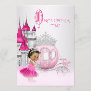 Ethnic Cinderella Princess Birthday Party Kaart