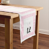 Ethnic Design Personalised Weddentable Runner 1 Lange Tafelloper (Voorbeeld)