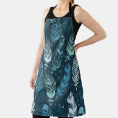 Ethnic feathers seamless pattern schort (Insitu)