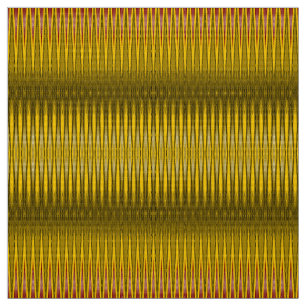 Ethnic Geometric Gold Stof