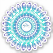 Ethnic Mandala Design Sticker (Voorkant)