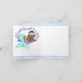 Ethnic Mermaid Baby shower Merci Cartes (Intérieur)