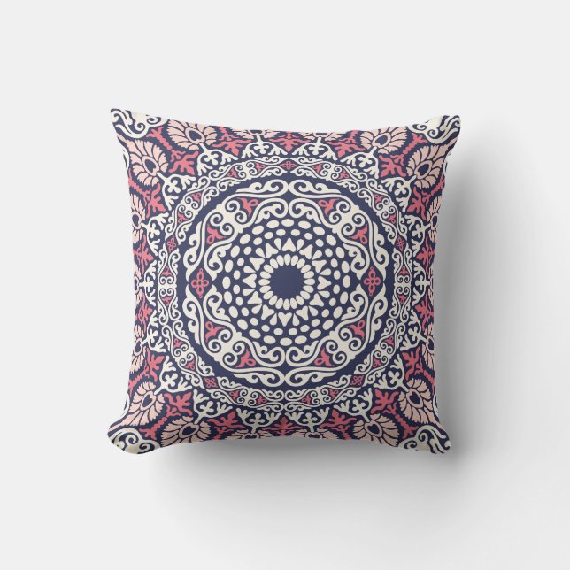 Ethnic Modern Mandala boho chic OrientaI Indiaas Kussen (Voorkant)
