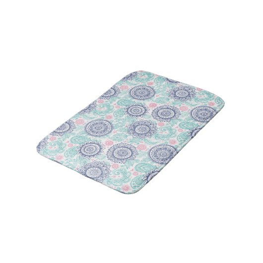 Ethnic Paisley Pattern Badmat (Gekanteld)