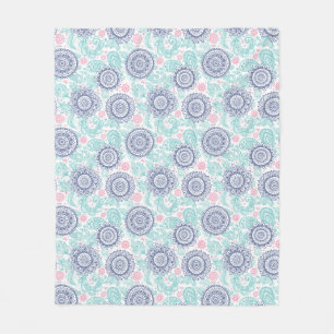 Ethnic Paisley Pattern Fleece Deken