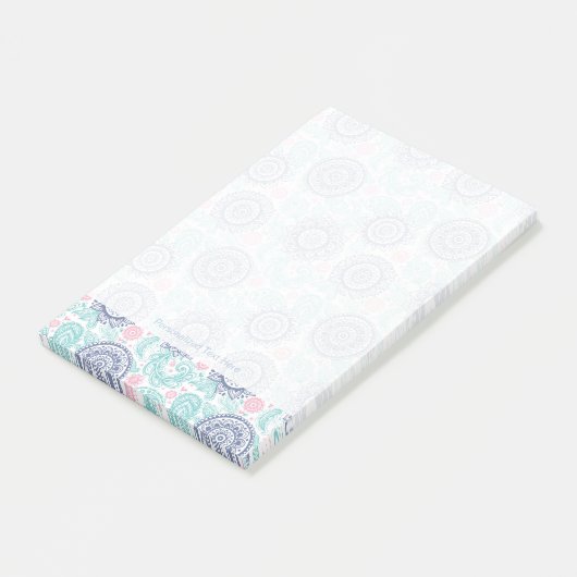 Ethnic Paisley Pattern Post-it® Notes (Schuin)