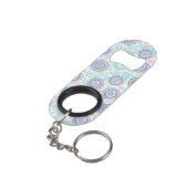 Ethnic Paisley Pattern Sleutelhanger Flessenopener (Achterkant Gekanteld)