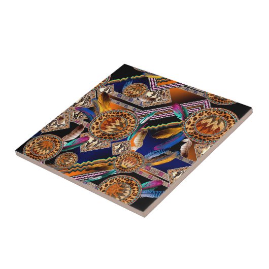 Ethnic Pattern  Tegeltje (Zijkant)