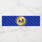 Ethnic Prince Baby shower Étiquettes de bouteille  (Étiquettes simples)