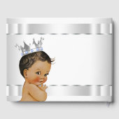 Ethnic Prince Baby shower Livre d'or (Verso)