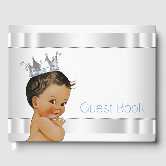 Ethnic Prince Baby shower Livre d'or (Recto)