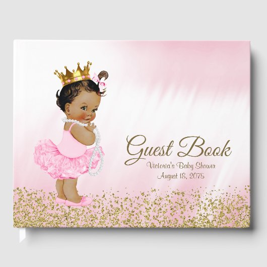 Ethnic Princess Baby shower Livre d'or (Recto)