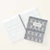 Ethnic Tribal Aztec Elephant Patroon Notitieboek (Binnen)