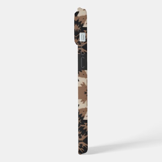 Ethnic Tribal Mudcloth Black & Tan (Côté gauche)