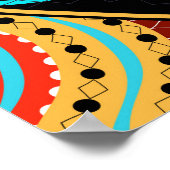 Ethnic Tribal Pattern Art Poster (Hoek)