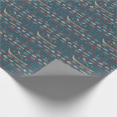 Ethnic Vist Patroon Cadeaupapier (Hoek)