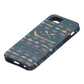 Ethnic Vist Patroon Case-Mate iPhone Case (Onderkant)