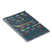 Ethnic Vist Patroon Notitieboek (Rechterzijde)