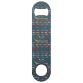 Ethnic Vist Patroon Speed Flessenopener (Voorkant)