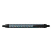 Ethnic Vist Patroon Zwarte Inkt Pen (Achterkant)