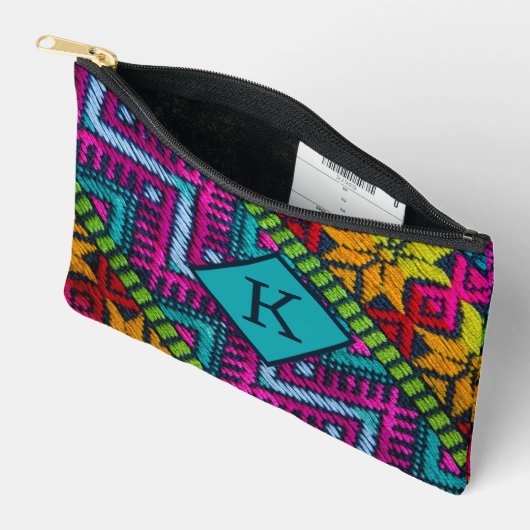 Ethnic Woven Threads Etui (Open)