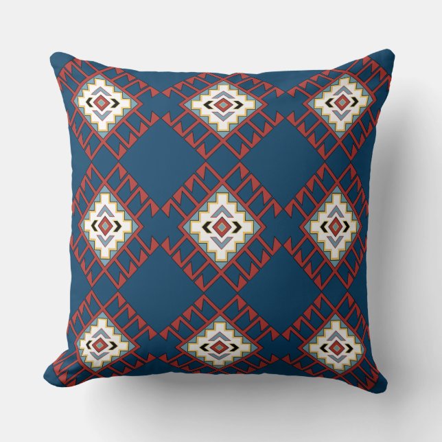 Ethnique Anatolian Design Jeu Oreiller (Recto)