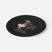 Ethnique C'est une fille Princesse assiettes de Ba (Angle)