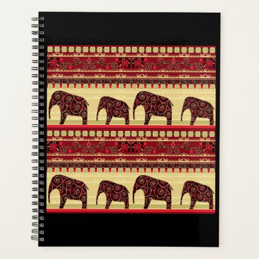 Ethno design elephants ornemental (Devant)