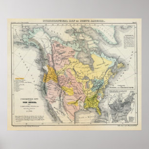 Ethnografieken van Noord-Amerika Poster