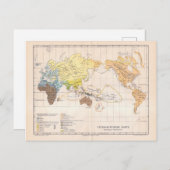 Ethnografische kaart van de wereld (Voorkant / Achterkant)