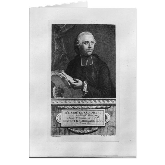 Etienne Bonnot de Condillac (Voorkant)