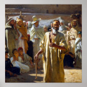 Etienne Dinet the Snake Charmer Poster (Voorkant)