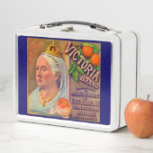 Etiket 1930-vruchten Victoria-sinaasappels (In situ)