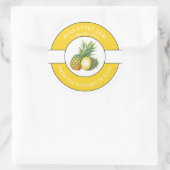 Etiket ananasjam (Tas)