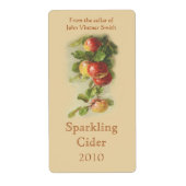 Etiket appelfles (Voorkant)