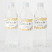 Etiket baby shower fles bijen (Flessen)