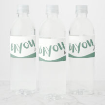 Etiket Bayou Water Fles