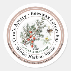 Etiket bijenwas Skincare-lat